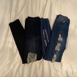 2 pairs of Fashion Nova jeans
